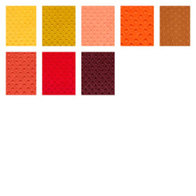 Car Seat Liner Insert - Yellow/Orange/Red Minky Dots