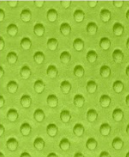 Car Seat Liner Insert - Green Minky Dots