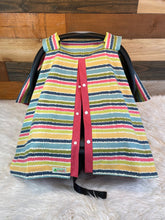 Block Pattern Girls Car Seat Canopy